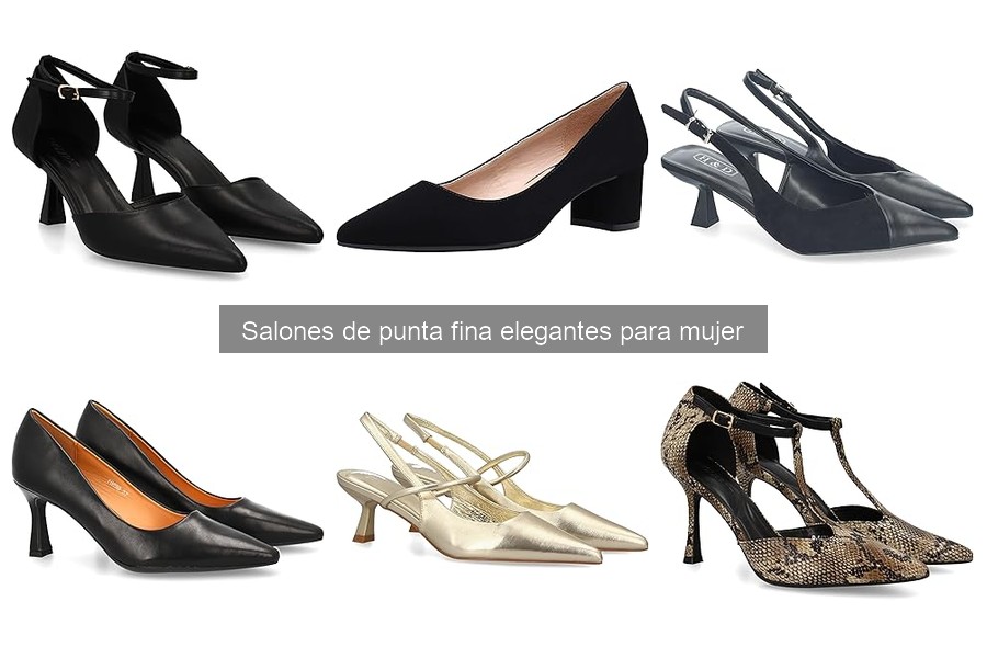 Tipos de salones de punta fina elegantes para mujer