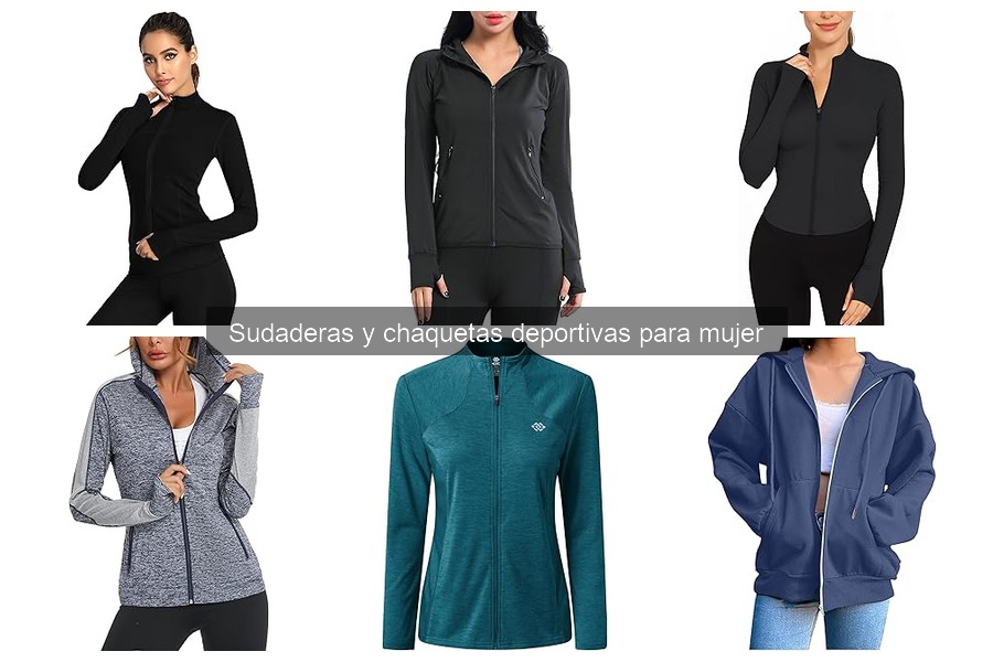 Tipos de Sudaderas y Chaquetas Deportivas para Mujer