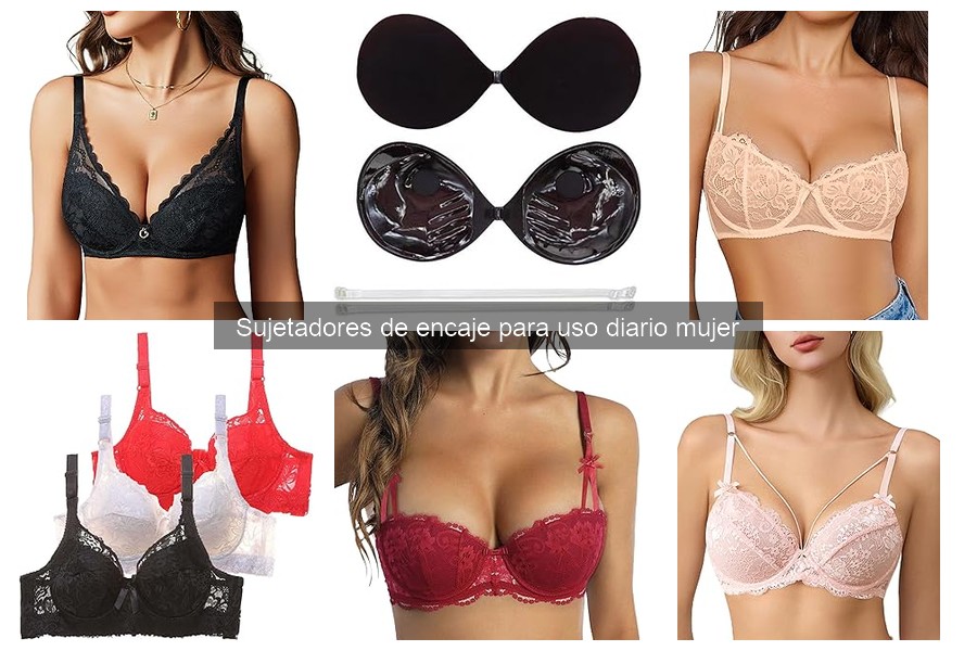 Tipos de Sujetadores de Encaje para Uso Diario de Mujer