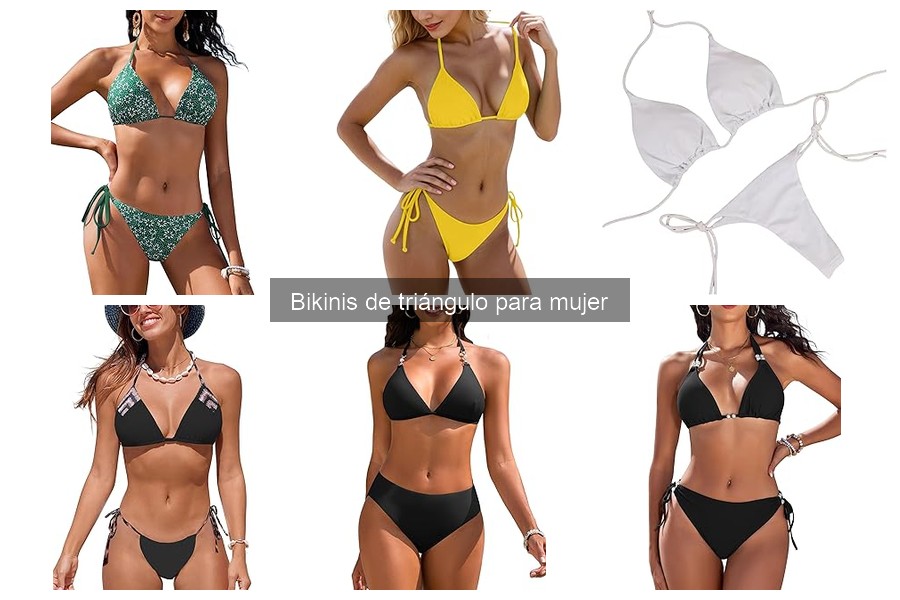 Todo sobre bikinis de triángulo para mujer: características y más