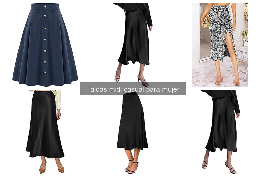 Todo sobre las faldas midi casual para mujer