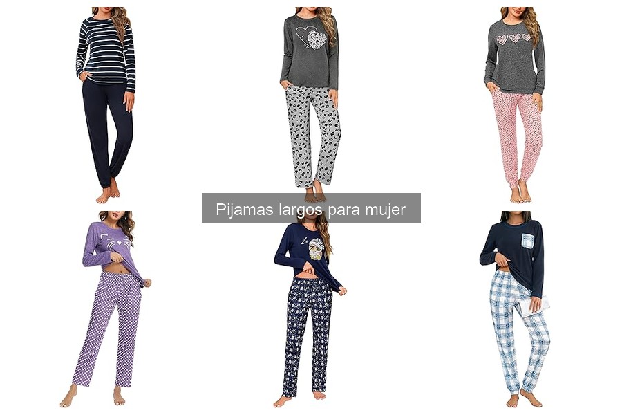 Todo sobre los pijamas largos para mujer: estilos y materiales