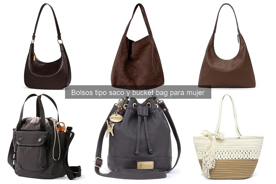 Usos creativos del bolso tipo saco para mujer
