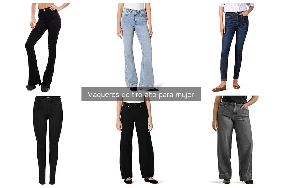 Vaqueros de Tiro Alto para Mujer: Estilos y Ventajas