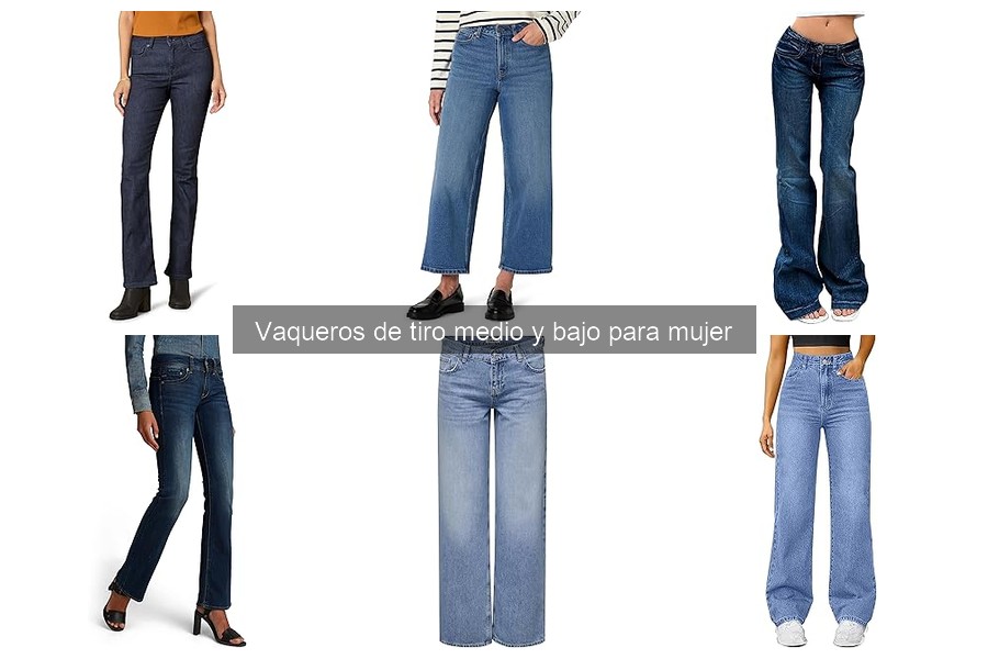 Vaqueros de Tiro Medio que Favorecen Cada Cuerpo
