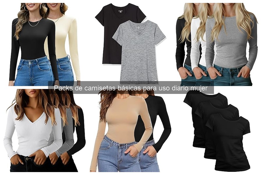 Ventajas de Comprar Packs de Camisetas Básicas para Mujer