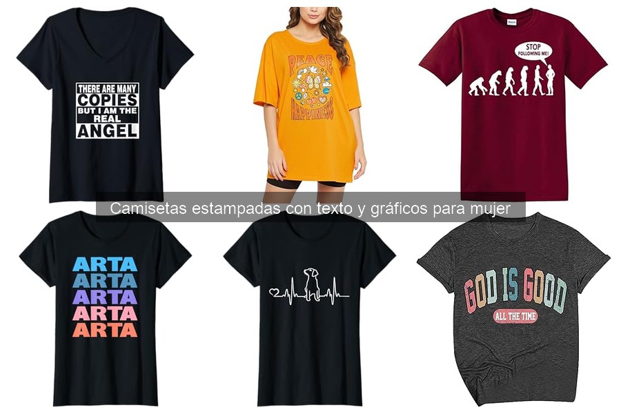 Ventajas de las camisetas estampadas con texto para mujer