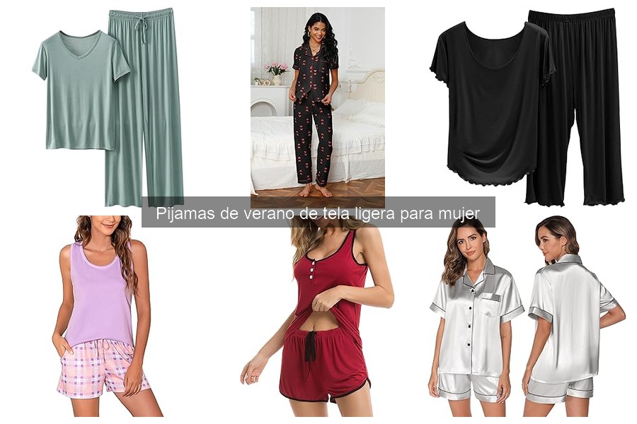 Ventajas de los Pijamas de Verano de Tela Ligera para Mujer