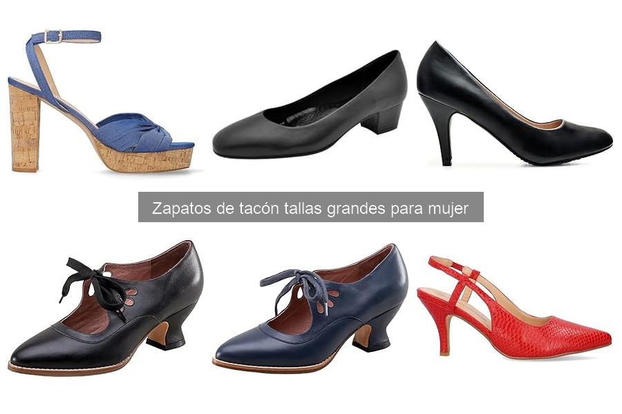 Ventajas de los zapatos de tacón en tallas grandes para mujer