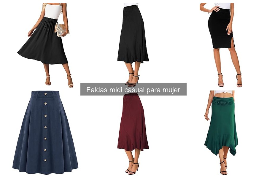 Ventajas de usar faldas midi casual para mujer