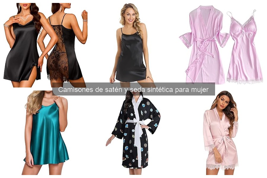 Ventajas y desventajas: camisones de satén vs. seda sintética