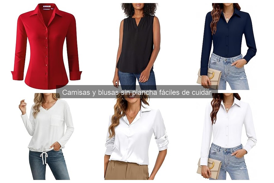 Ventajas y desventajas de las camisas y blusas sin plancha