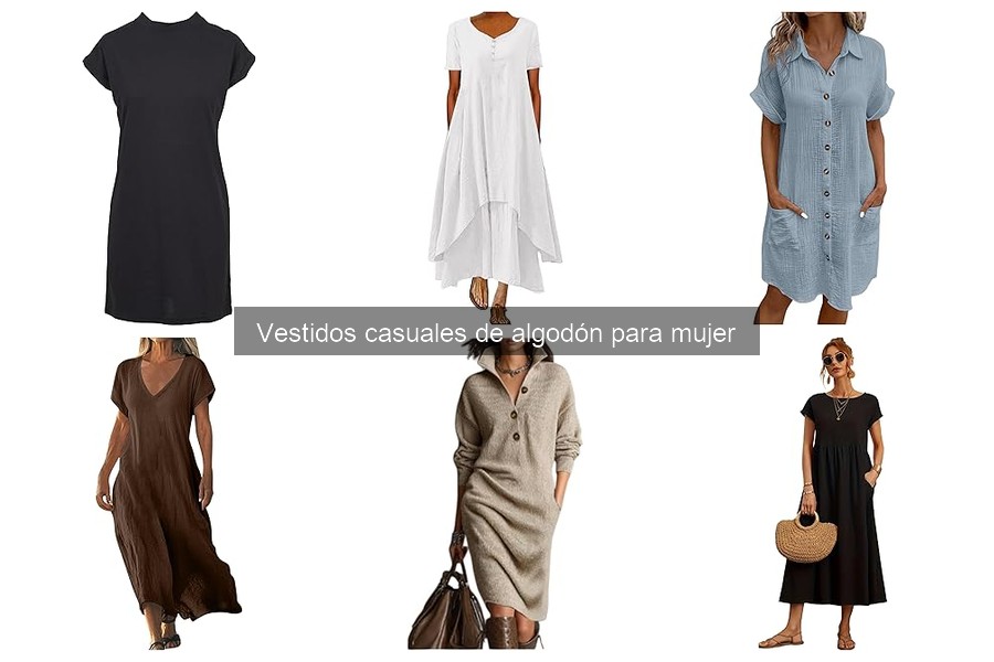 Vestidos Casual de Algodón para Mujer: Características y Usos