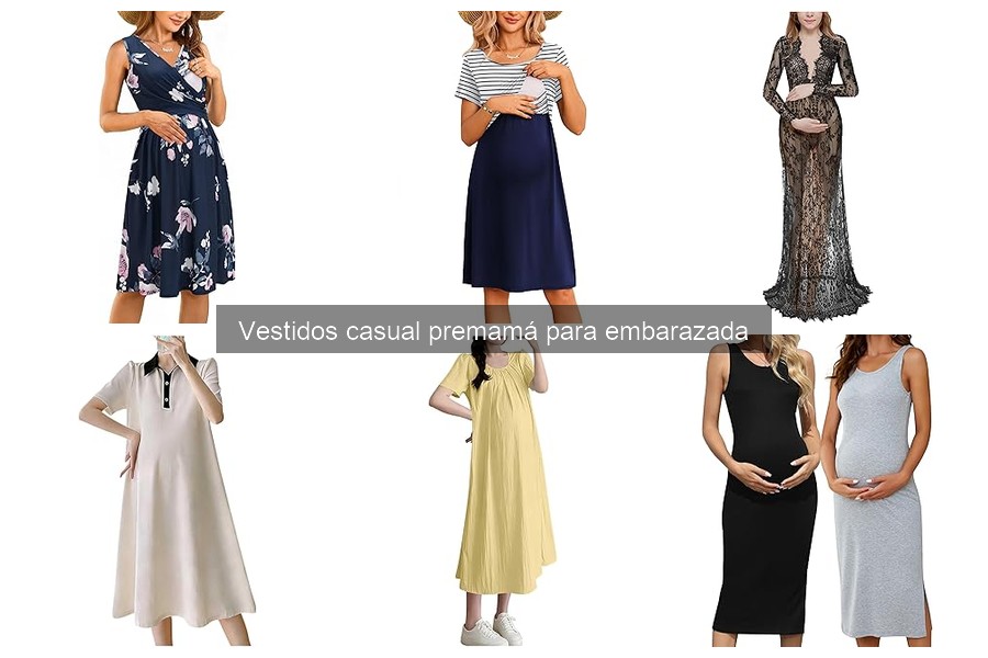 Vestidos casual premamá a buen precio: dónde encontrarlos