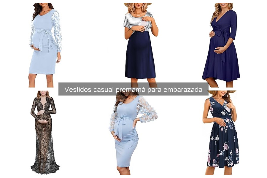 Vestidos casual premamá para eventos formales: comparativa