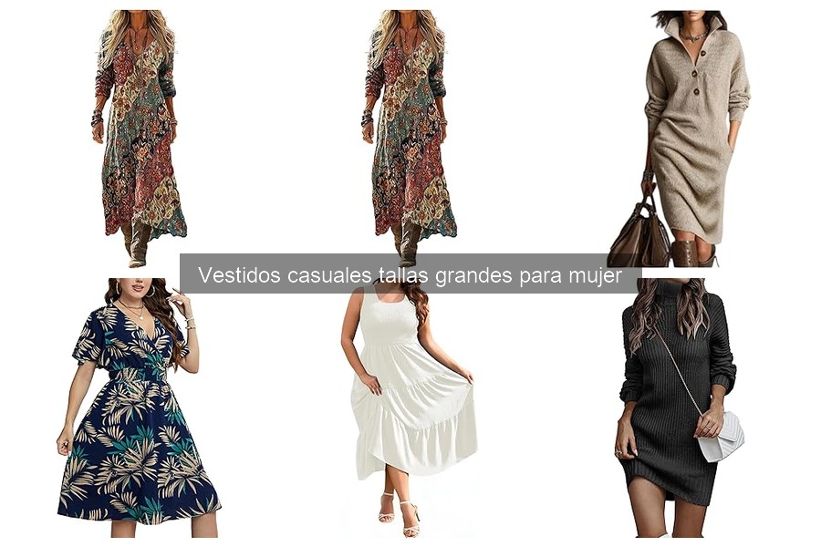 Vestidos casuales para tallas grandes según la ocasión