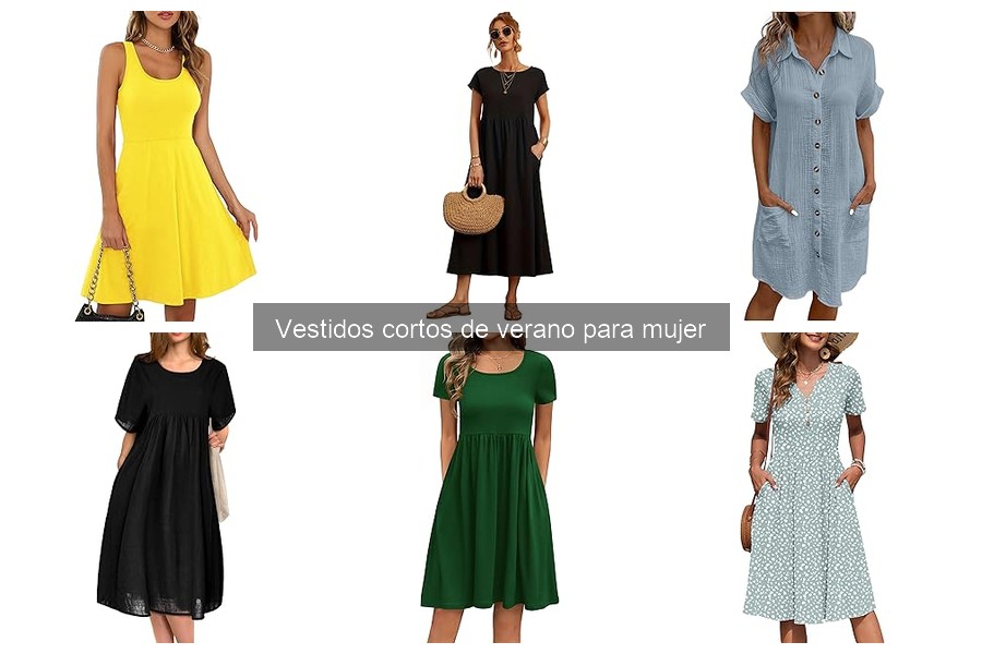 Vestidos cortos de verano a buen precio para mujer