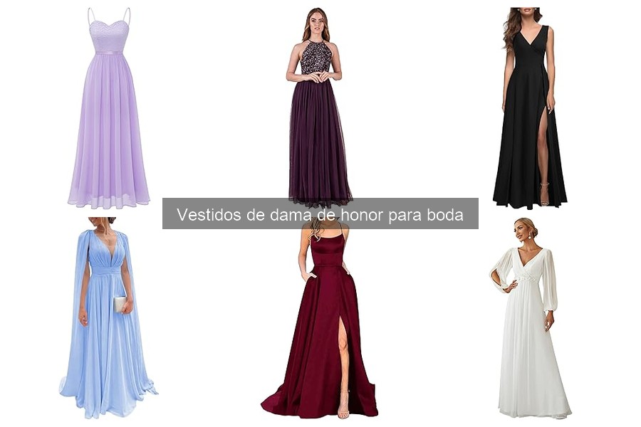 Vestidos de dama de honor para bodas por estilo y formalidad
