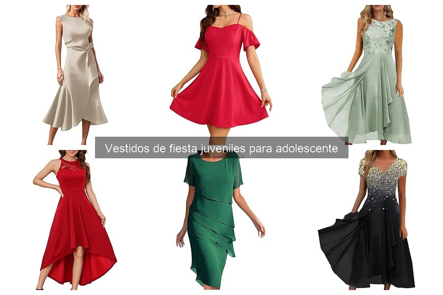 Vestidos de fiesta juveniles: características y estilos