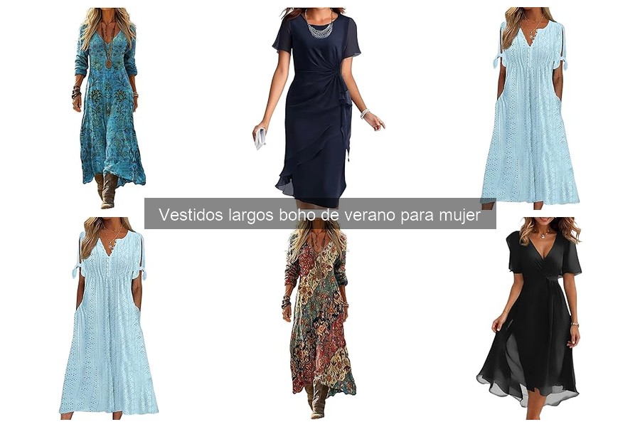 Vestidos Largos Boho de Verano: Estilo y Características