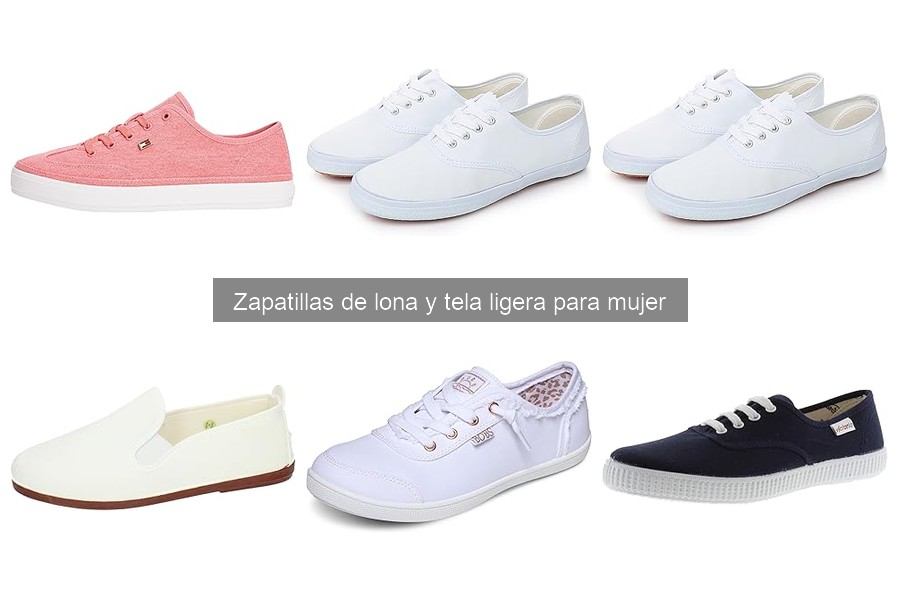 Zapatillas de Lona para Diferentes Actividades en Mujer