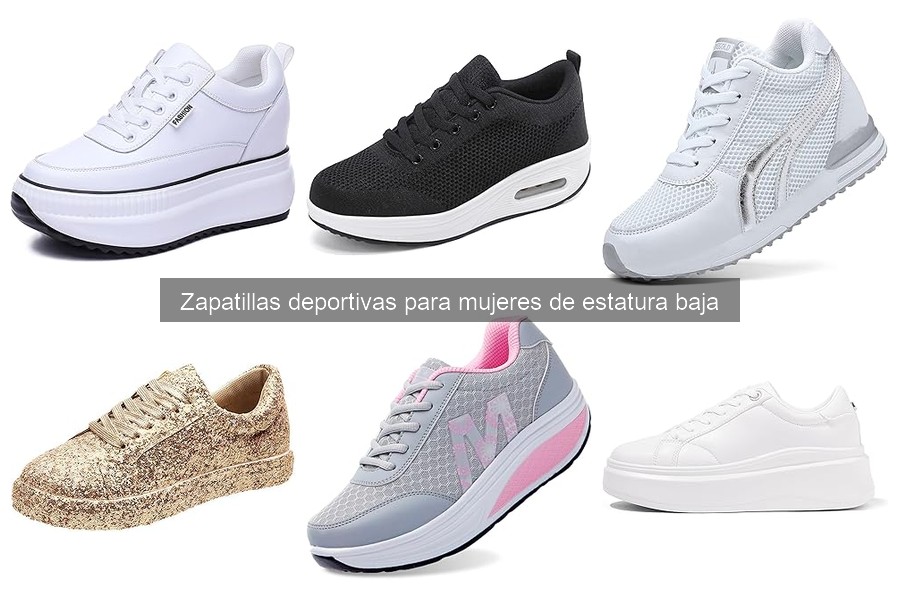 Zapatillas deportivas ideales para mujeres bajas en vida activa