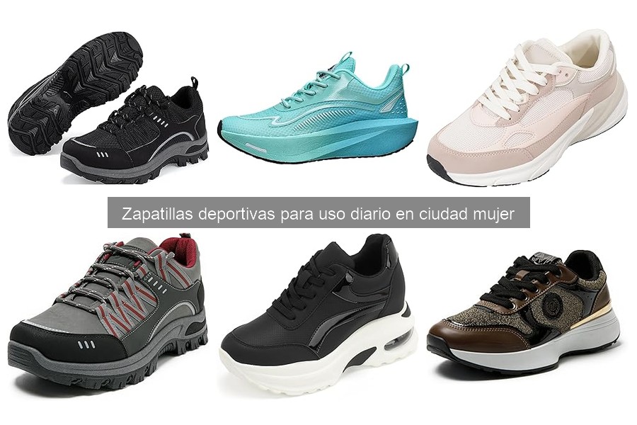 Zapatillas deportivas para caminar largas distancias mujer