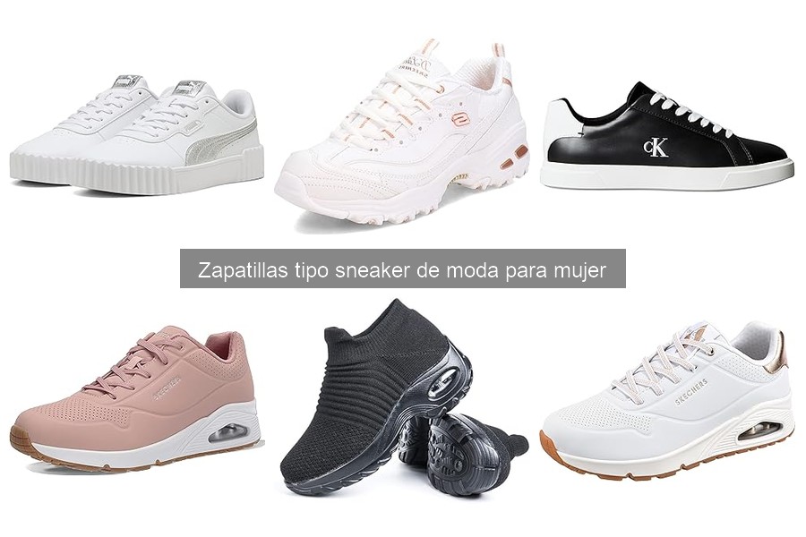 Zapatillas tipo sneaker de moda para mujer: Guía esencial