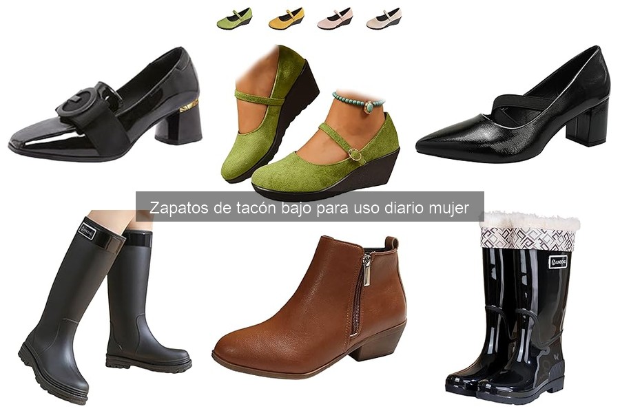 Zapatos de tacón bajo para mujer: las mejores tiendas online