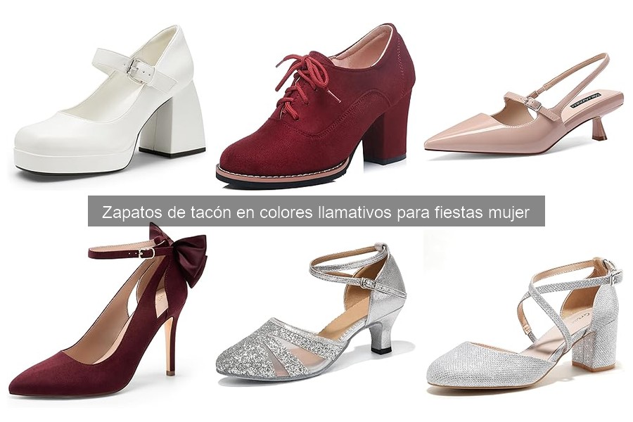 Zapatos de Tacón Coloridos para Pies Anchos: Mejor Selección